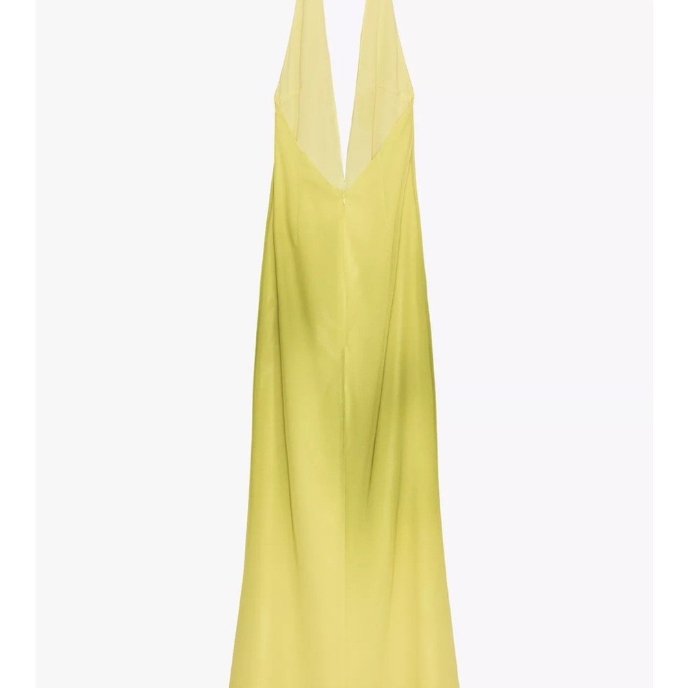 Zara LONG DRESS WITH SCARF DETAIL 🔼 - Picture 7 of 8